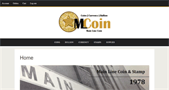 Desktop Screenshot of mainlinecoinandstamp.com